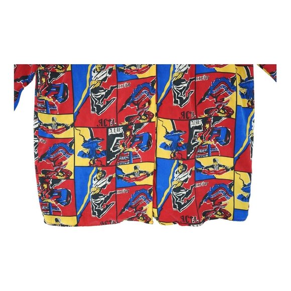 SANDRA‎ ROTH CIAOSPORT Blouse Shirt 100% Silk Vtg Colorblock Sz 6 - Picture 6 of 7